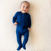 Zippered Footie in Tahoe