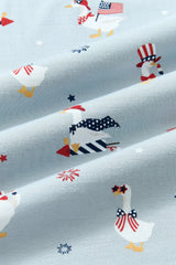 Toddler Basic Tee in Patriotic Goose