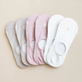 Women's No Show Socks 3-Pack in Neutral