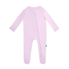 Zippered Footie in Thistle