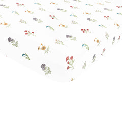 Mini Crib Sheet in Wildflower