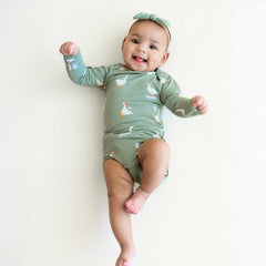 Long Sleeve Bodysuit in Silly Goose