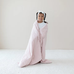 Youth Blanket in Blush 2.5